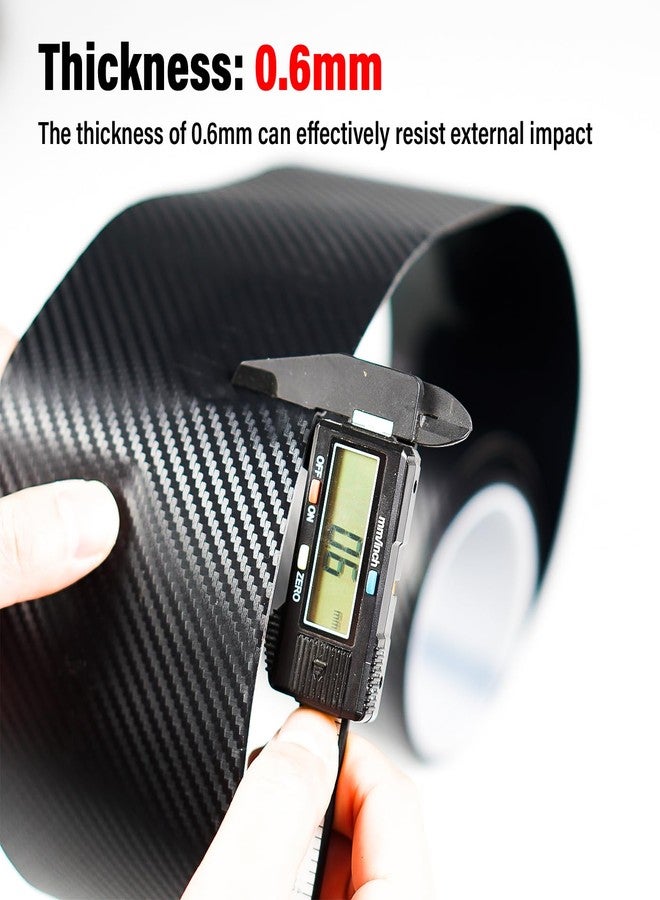 CNCLOL CNC Bike Frame Protection Tape,Bicycle Frame Protector Sticker-Frame Protection Paint Film 3m(4”x118”), Carbon Fiber Pattern Bike Frame Guard Wrap for Mountain Bike/Gravel/MTB/Road Bike etc.Black-3k - Image 4
