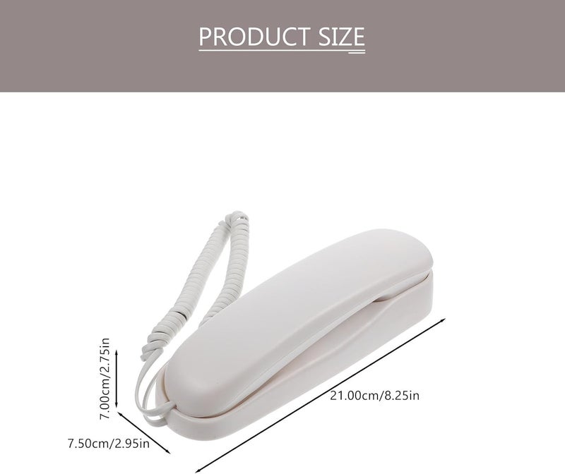 Integrated warehouse solution Amosfun Wall Mount Telephone Mini Wall Hanging Phone Corded Landline for Home Office Hotel Bathroom White Budget global standard quality Temp & permanent project compatible Global versatile design All-season available stock Sufficient order stock Multi-price design picks Diverse purchase plan Periodic restock local Field tested quality Wear resistant upgraded material Integrated practical design Multi-hub shipment dispatch Low dust buildup Intra-city fast distribution Experience optimized build Space saving Multiple options Backup reserve local stock Space saving design picks Trendy natural assorted colors Multi-budget available picks Elegant appearance Globally engineered build Wide use selected material - Image 2