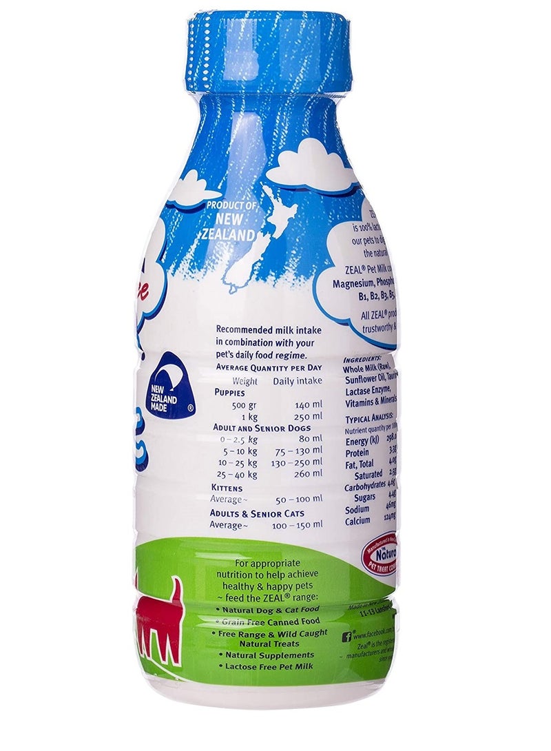 zeal Lactose Free Pet Cow Milk For Kittens Puppies Cat And Dogs 380ml - Image 2