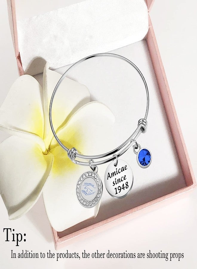 اكتاب AKTAP ZAmicae قلادة سوار Amicae منذ نادي نسائي مجوهرات Soror Sisters هدية للنساء (Z Amicae سوار) - Image 2