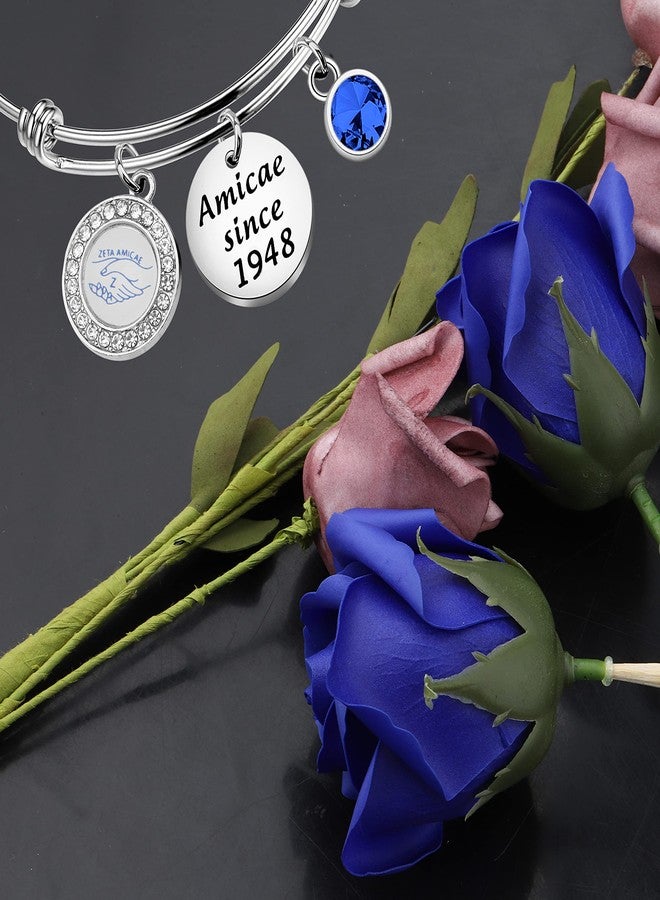 اكتاب AKTAP ZAmicae قلادة سوار Amicae منذ نادي نسائي مجوهرات Soror Sisters هدية للنساء (Z Amicae سوار) - Image 4