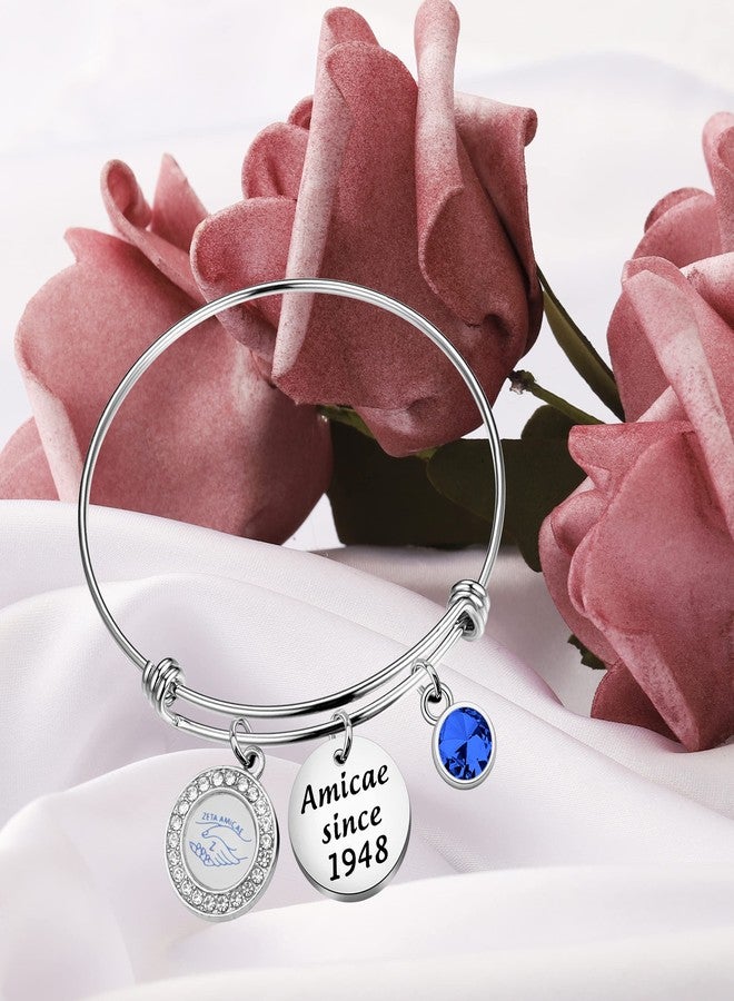 اكتاب AKTAP ZAmicae قلادة سوار Amicae منذ نادي نسائي مجوهرات Soror Sisters هدية للنساء (Z Amicae سوار) - Image 5