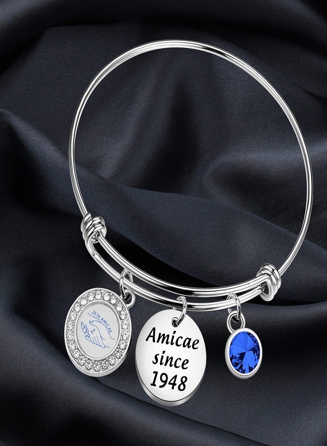 اكتاب AKTAP ZAmicae قلادة سوار Amicae منذ نادي نسائي مجوهرات Soror Sisters هدية للنساء (Z Amicae سوار) - Image 3