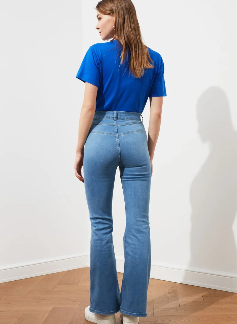 trendyol High Waist Flared Jeans