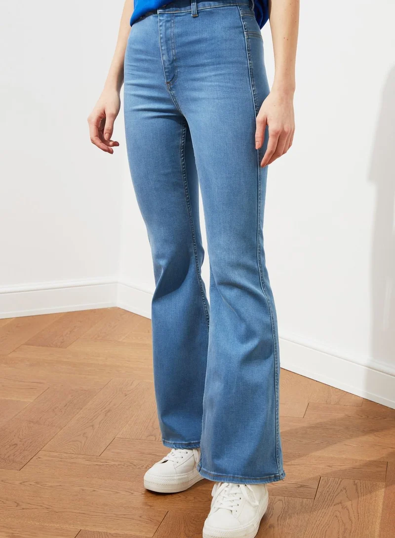 trendyol High Waist Flared Jeans