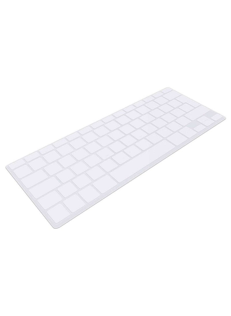 AMM UK Layout Skin Keyboard Cover Compatible With Apple MacBook Air, Pro, Retina, 13"/15"/17" Model A1466/A1369, Clear  - Image 1