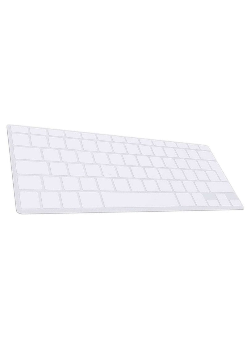 AMM UK Layout Skin Keyboard Cover Compatible With Apple MacBook Air, Pro, Retina, 13"/15"/17" Model A1466/A1369, Clear  - Image 4