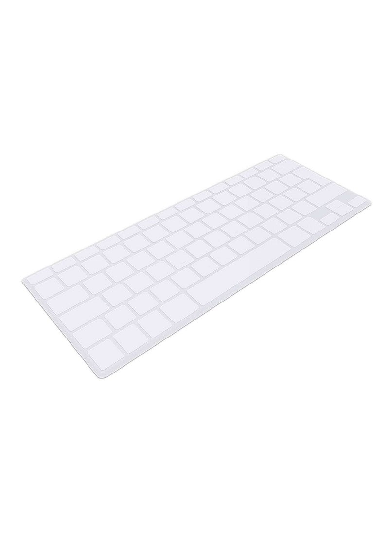 AMM UK Layout Skin Keyboard Cover Compatible With Apple MacBook Air, Pro, Retina, 13"/15"/17" Model A1466/A1369, Clear  - Image 5
