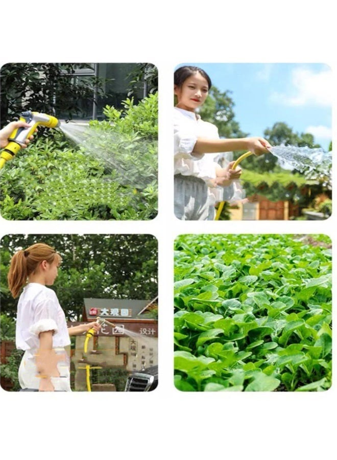 والالا عربة بكرة خرطوم، بكرات خرطوم الحديقة للاستخدام الخارجي، عربة خرطوم حديقة محمولة خفيفة الوزن، بكرة خرطوم مع أنبوب مياه، رف تخزين أنابيب مياه قابل للتمديد، عربة خرطوم 16 مترًا + أنبوب 10 أمتار، أصفر - Image 3