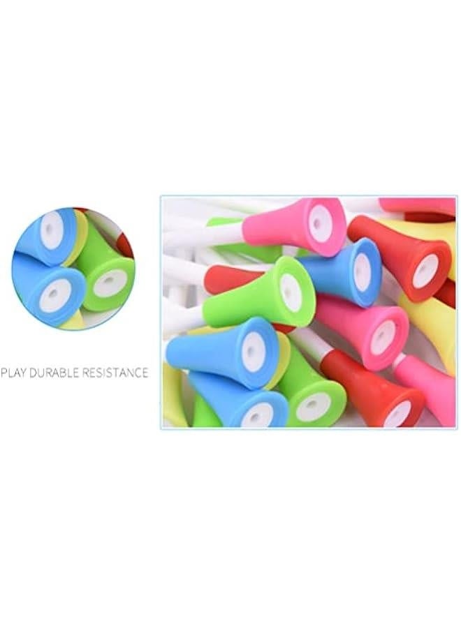 Generic Golf Tee Holder, 6Pcs Golf Tee Hanger Cartoon Plastic Anti Lost Golf Tee Ring with Strap Golf Accessories for Men Women Golfer Gifts - Image 5