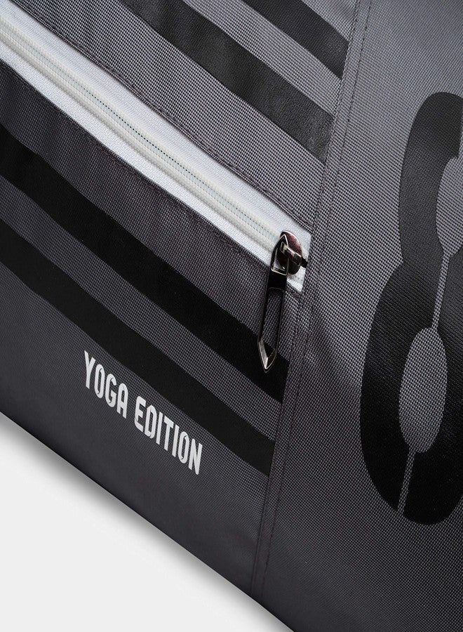 Sfane Gym Bags for Men with Separate Shoe Compartment Sports Gym Bag for Women Duffle Bags for Gym, Duffel Bags Sports Bag - Grey & Black - Image 4