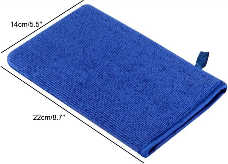 HARPIMER Upgraded general material QUARPIMER Car Clay Mitt, Car Clay Bar Mitt, Surface Prep Mitt, Finish Clay Bar Mitt Wash Mitt Clay Eraser Mitt for Car Detailing and Polishing Clay Bar Tool (1 Piece) Wet anti slip - Image 2
