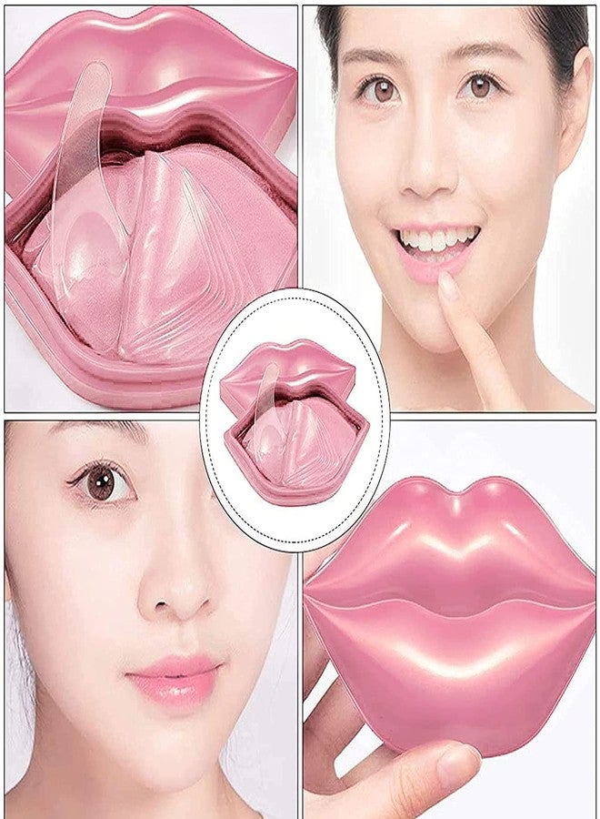 TONIRY Hydrating Lip Mask,Lip Sleep Mask 20 Pcs Reduces Lines and Restores Moisture, Effectively Nourishes Skin, Gel Treatment Plumping Care Products (Lip Mask-Pink) - Image 4