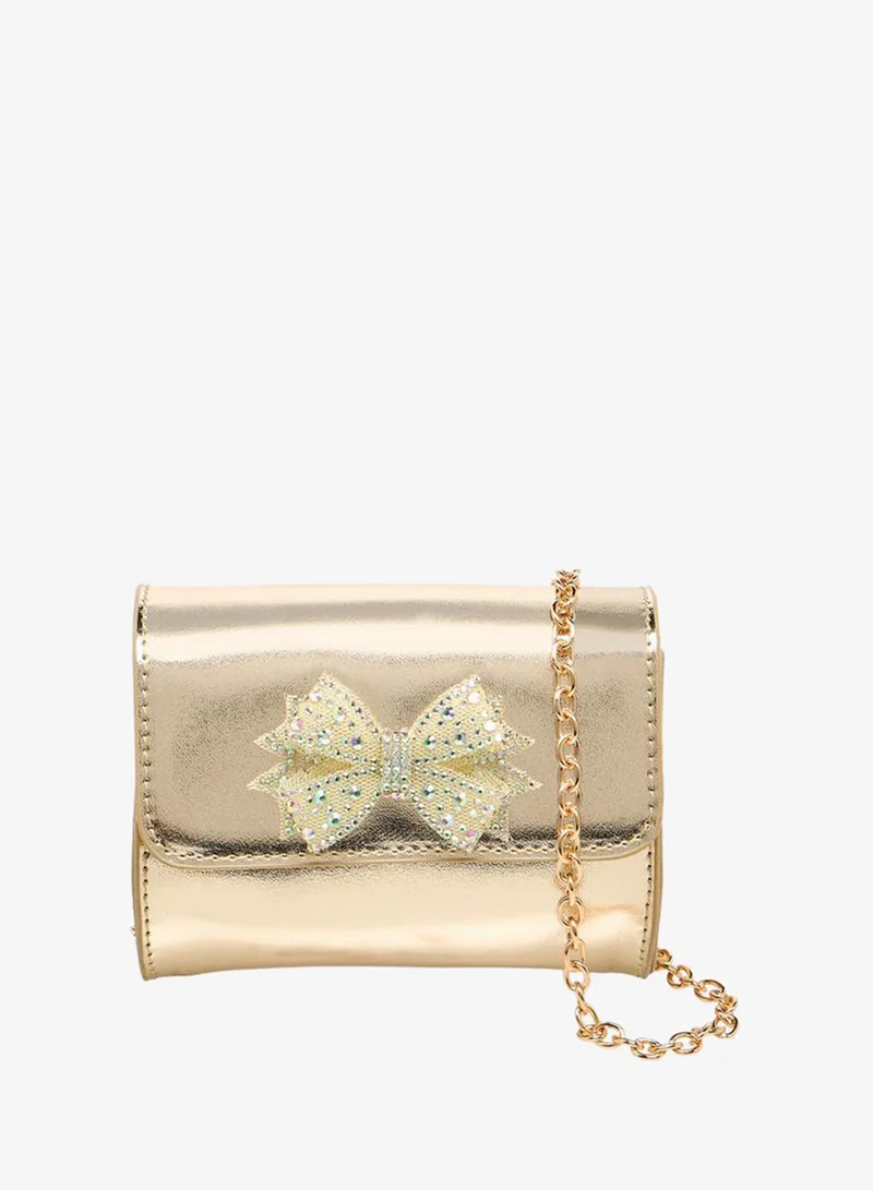 Flora Bella Embellished Bow Crossbody Bag with Chain Strap Ramadan Collection