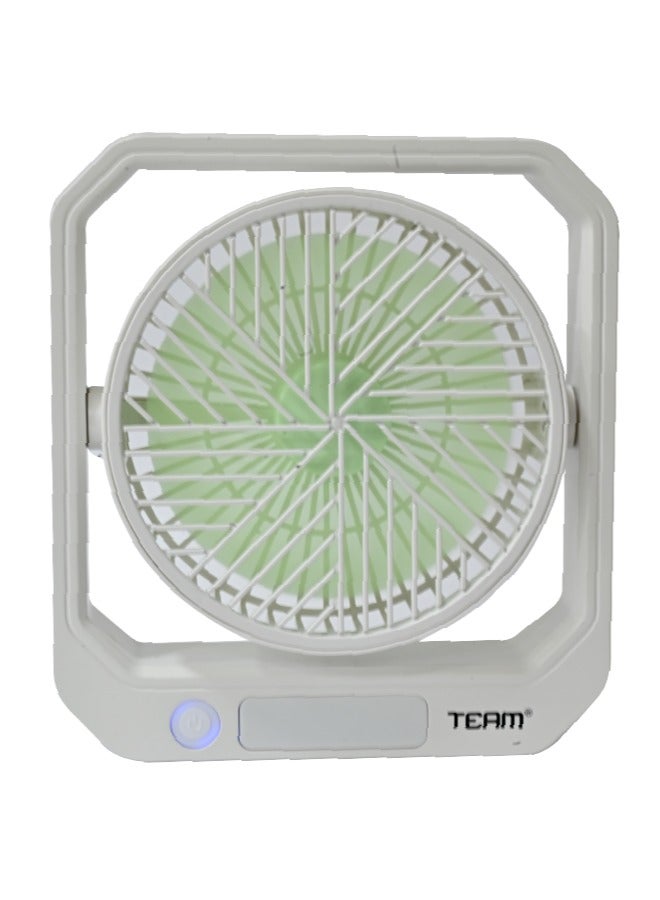 TEAM Rechargeable Fan | Long-Lasting Fan | Multifunctional | Compact Portable Fan. - Image 3