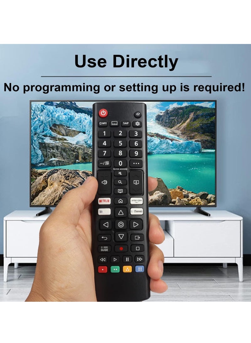 ELTRAZONE "Universal Remote Control AKB76037601 Compatible with LG LED OLED LCD Smart TV, 4K 8K UHD HDTV WebOS NanoCell QLED with Netflix and Prime Video Keys – Includes Batteries" - Image 3