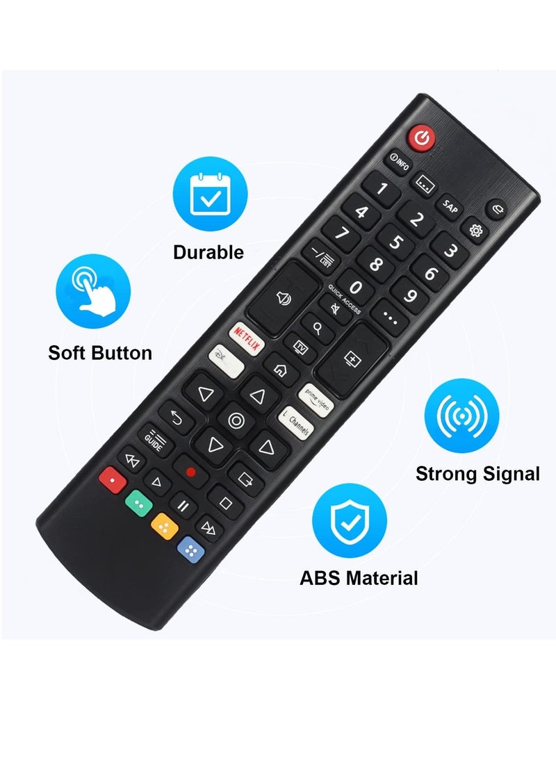 ELTRAZONE "Universal Remote Control AKB76037601 Compatible with LG LED OLED LCD Smart TV, 4K 8K UHD HDTV WebOS NanoCell QLED with Netflix and Prime Video Keys – Includes Batteries" - Image 4