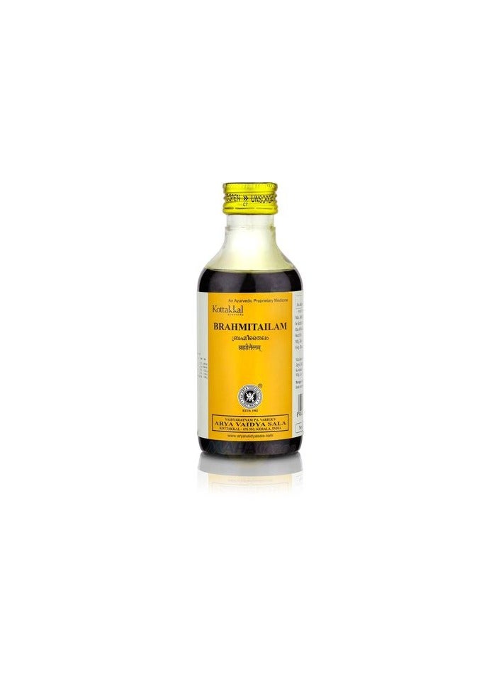 Kottakkal Ayurveda Brahmitailam, Massage Oil For Improving Mental Performance, 200 ml, Kottakkal Ayurveda - Image 1