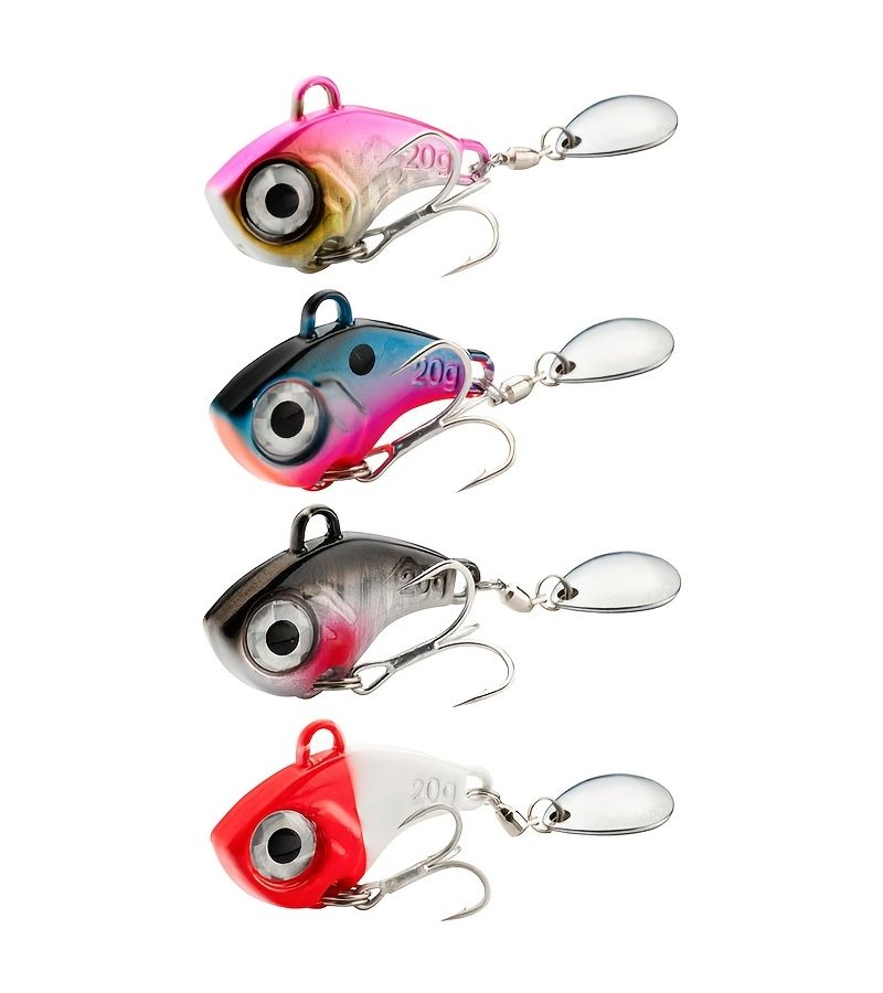 Vib Small Whirlwind Lure 30g For Long Distance Casting Iron Plate Spinning Blade Sea And Freshwater Fishing Suitable For Bass And Other Species - Image 2