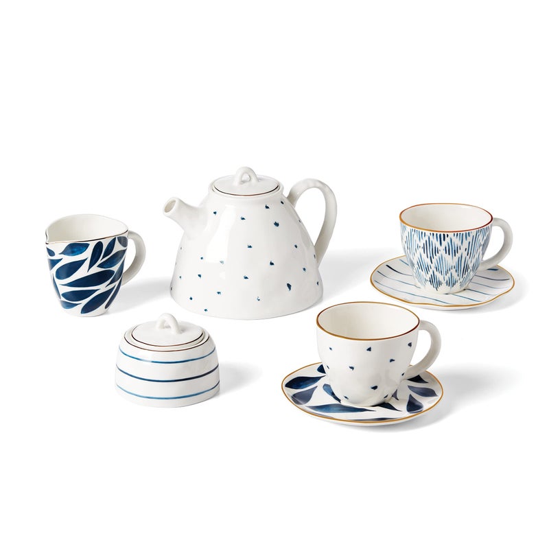 Lenox 893764 Blue Bay 9Piece Tea Set