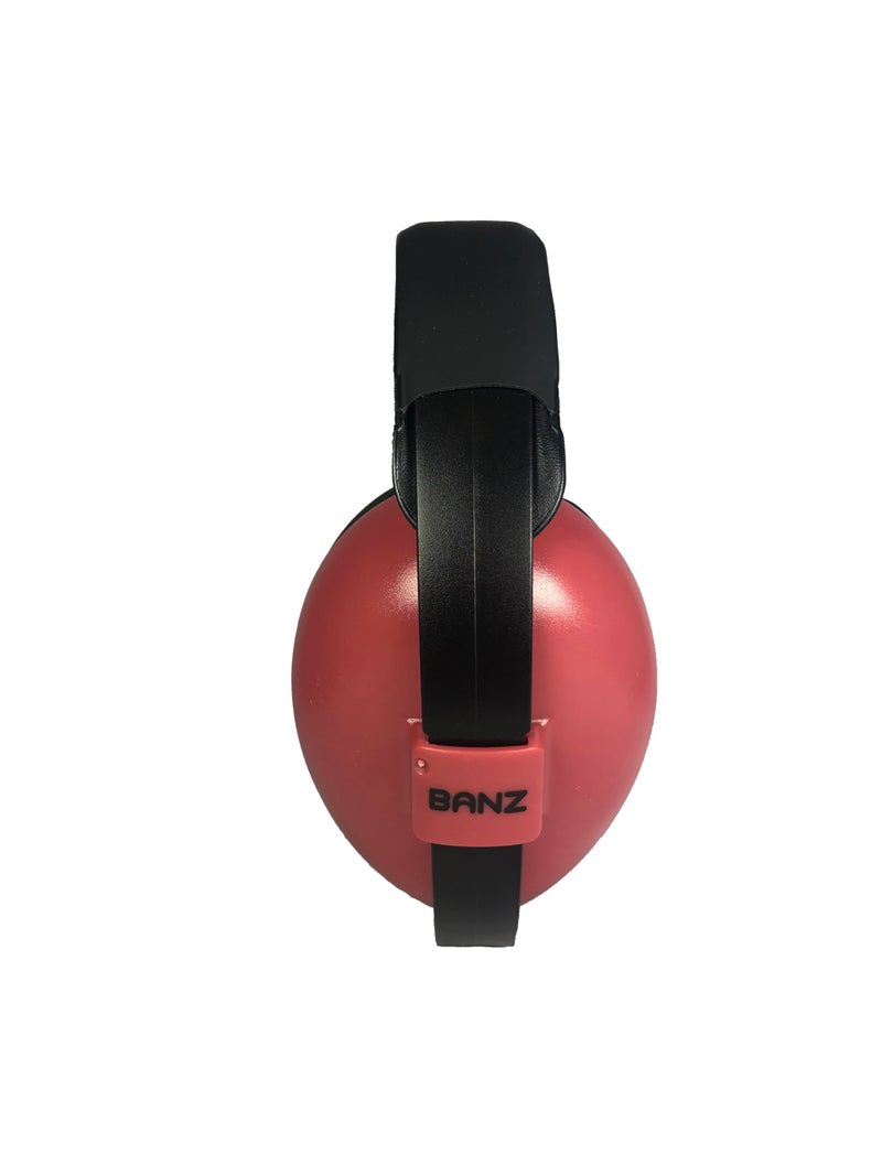 BANZ Earmuffs Infant Hearing Protection â€“ Ages 0-2 Years (Maroon) - Image 2