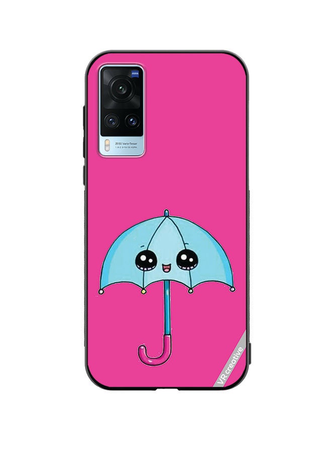 VR CREATIVE Protective Case Cover For Vivo X60 Umberalla Design Multicolour - Image 1
