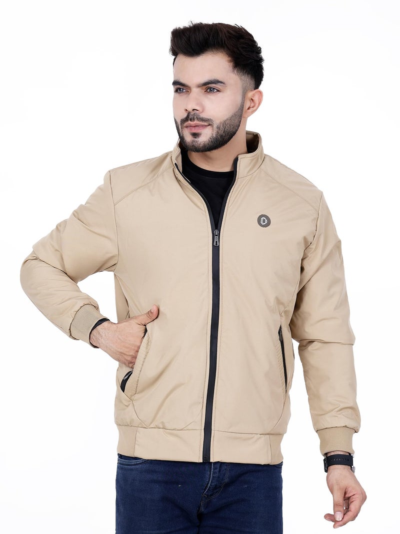 Dollar Dolllar Jackets for Men Stylish latest Casual Zipper Bomber Winter Jacket Full Sleeve Water Resistant Jacket for Men Non Reversible - Image 1