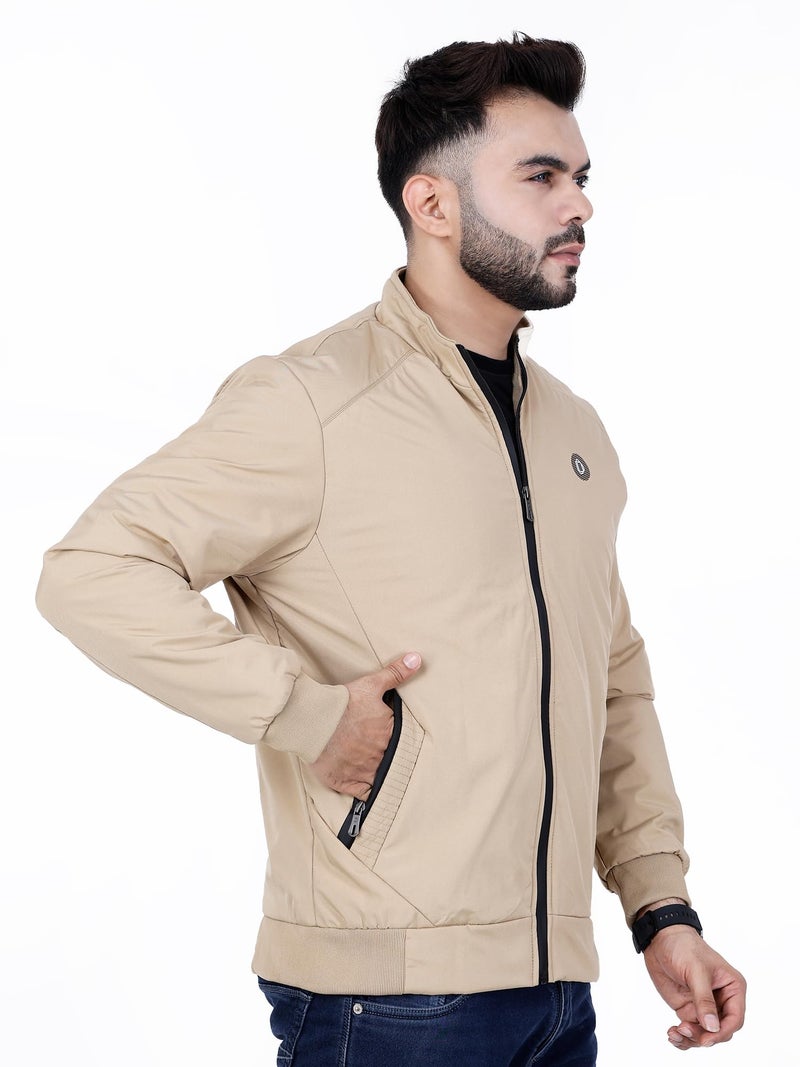 Dollar Dolllar Jackets for Men Stylish latest Casual Zipper Bomber Winter Jacket Full Sleeve Water Resistant Jacket for Men Non Reversible - Image 5
