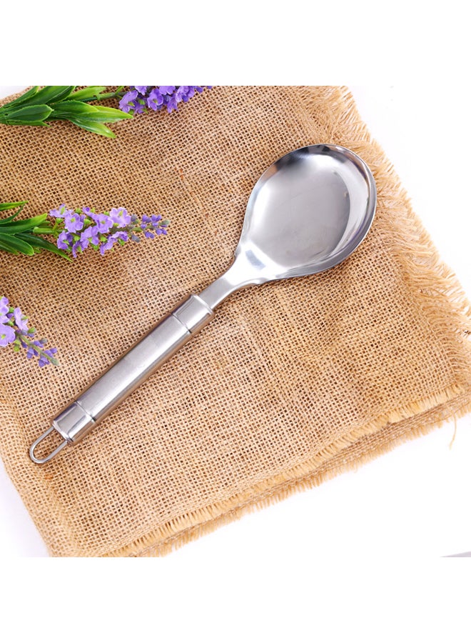 Royalford Stainless Steel Rice Spoon Silver - Image 3