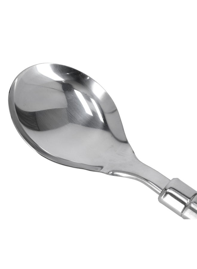 Royalford Stainless Steel Rice Spoon Silver - Image 2