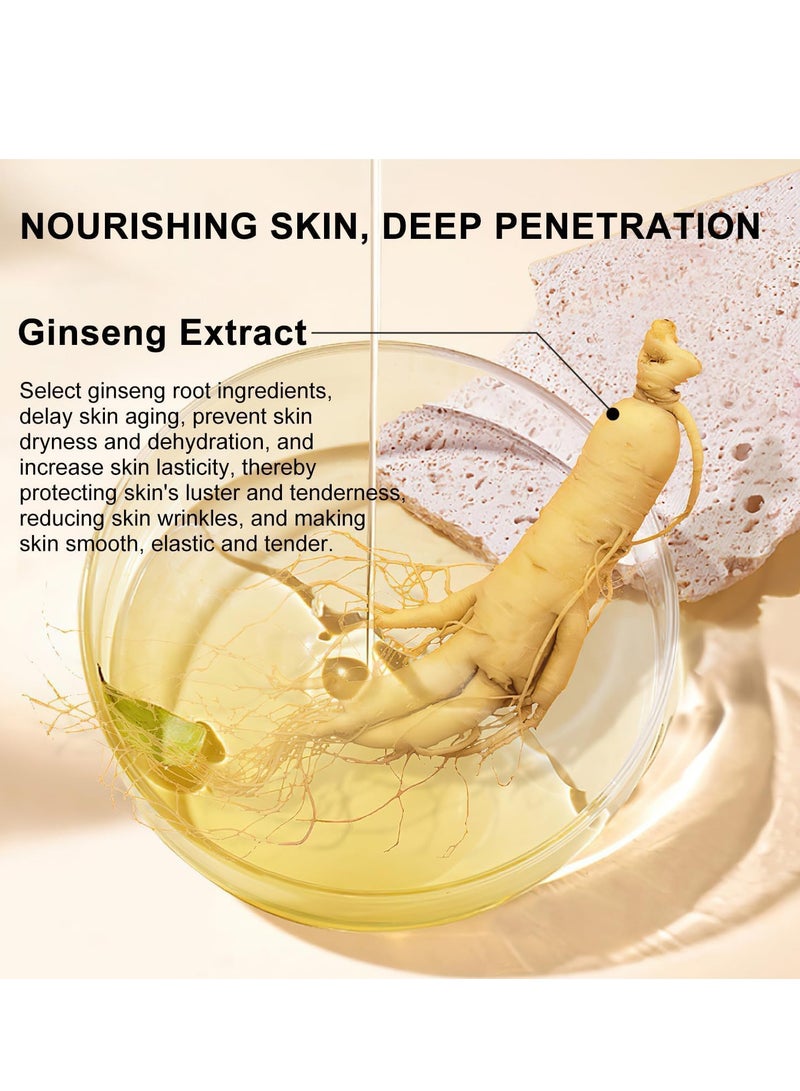 Ginseng Extract Liquid,Ginseng Anti Wrinkle Serum,Ginseng Extract Anti-Wrinkle Original Serum Oil,Korean Red Ginseng Polypeptide Anti Aging Essence,Ginseng Face Serum Reduce Fine Lines(120ml) - Image 2