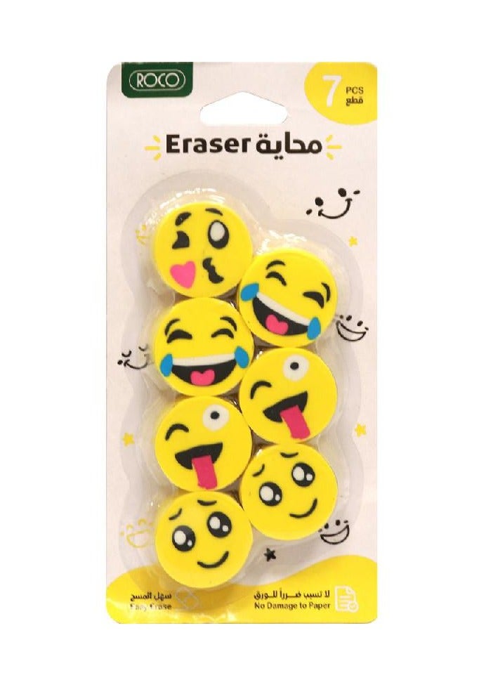 روكو ممحاة مطاطية إيموجي أصفر - Image 1