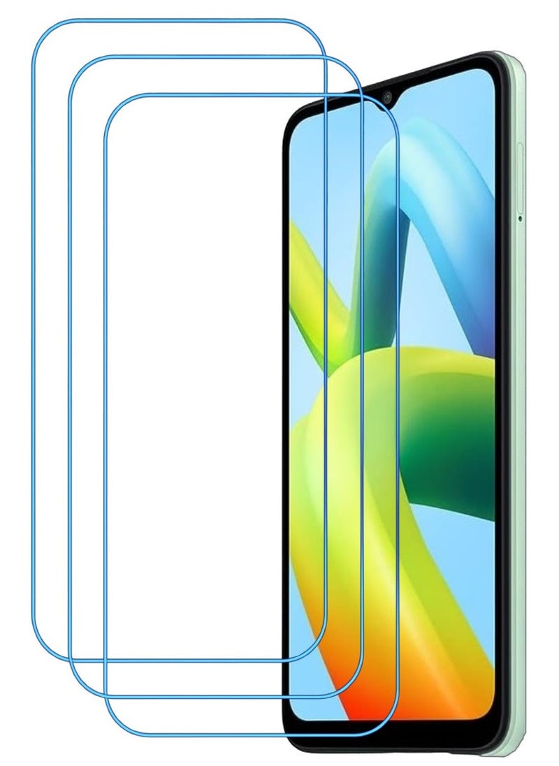 ACLIX 3 Pieces Antistatic ESD Dustproof Premium Quality High Definition Clear Tempered Glass Screen Protector Designed For Xiaomi Redmi A1+ - Image 1