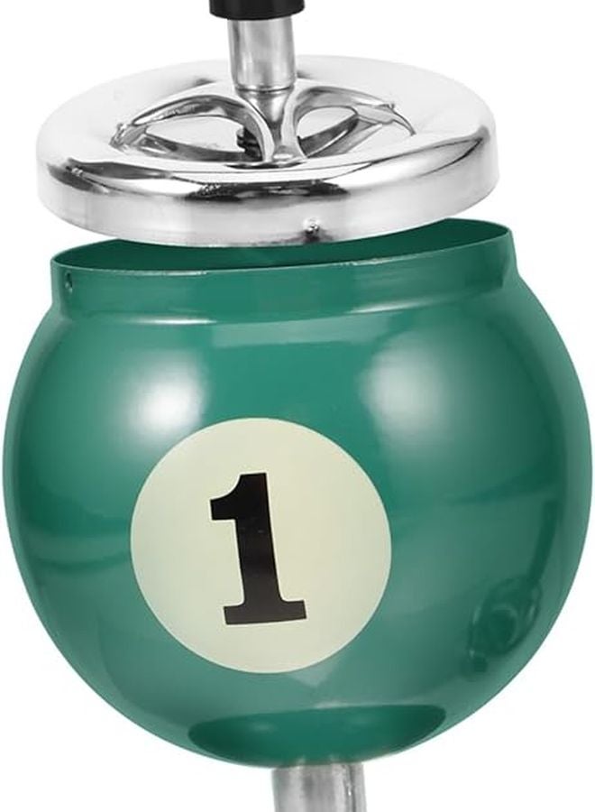 حامل منفضة سجائر على شكل طاولة بلياردو مقاوم للرياح مع إطفاء تلقائي للاستخدام الداخلي والخارجي - Image 1