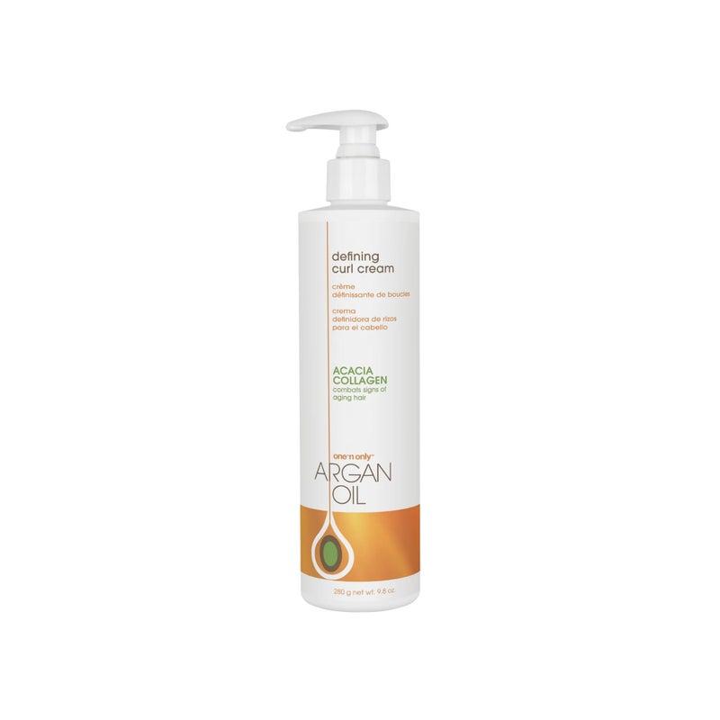 One N Only One 'n Only Defining Curl Cream with Argan Oil, Leave-in Conditioning Cream, Defines and Leaves Strong Curly Hair, Enhances Shine and Hydrates Without Sticky Residue, 9.8 Ounces - Image 1