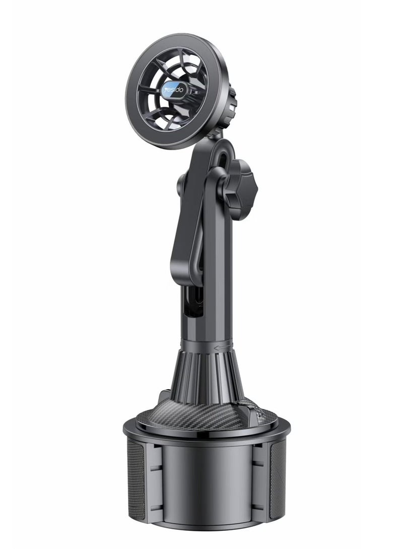 يسيدو حامل هاتف مغناطيسي C200 لحامل أكواب السيارة، آمن وأنيق - Image 1