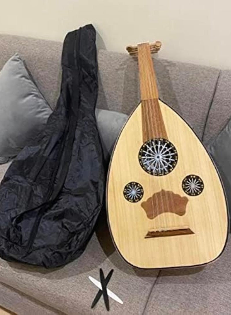 موسيقى الكرز عود موسيقي تعليمي مع حقيبة وريش عزف