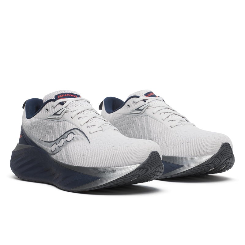 Saucony Men's Triumph 22 Sneaker, Cloud/Navy, 12.5 - Image 4