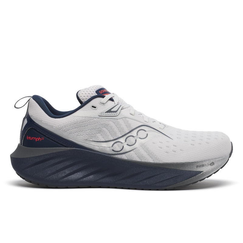 Saucony Men's Triumph 22 Sneaker, Cloud/Navy, 12.5 - Image 1