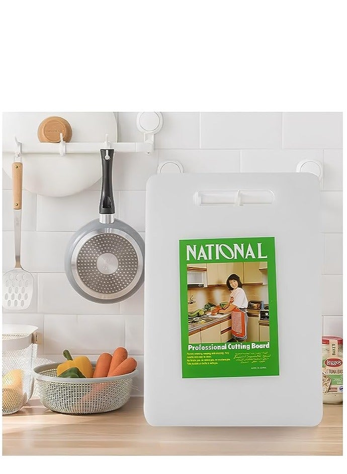 National لوح تقطيع، ألواح تقطيع بلاستيكية متينة خالية من مادة BPA للمطبخ - عبوة من 3 قطع - Image 4