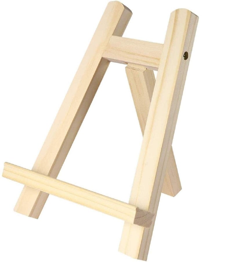 Khazna Wooden Table Top Easel, Made from solid Beech Wood for Artist Display, Painting, Canvas and Frames - Perfect for Events, Exhibitions and Conventions