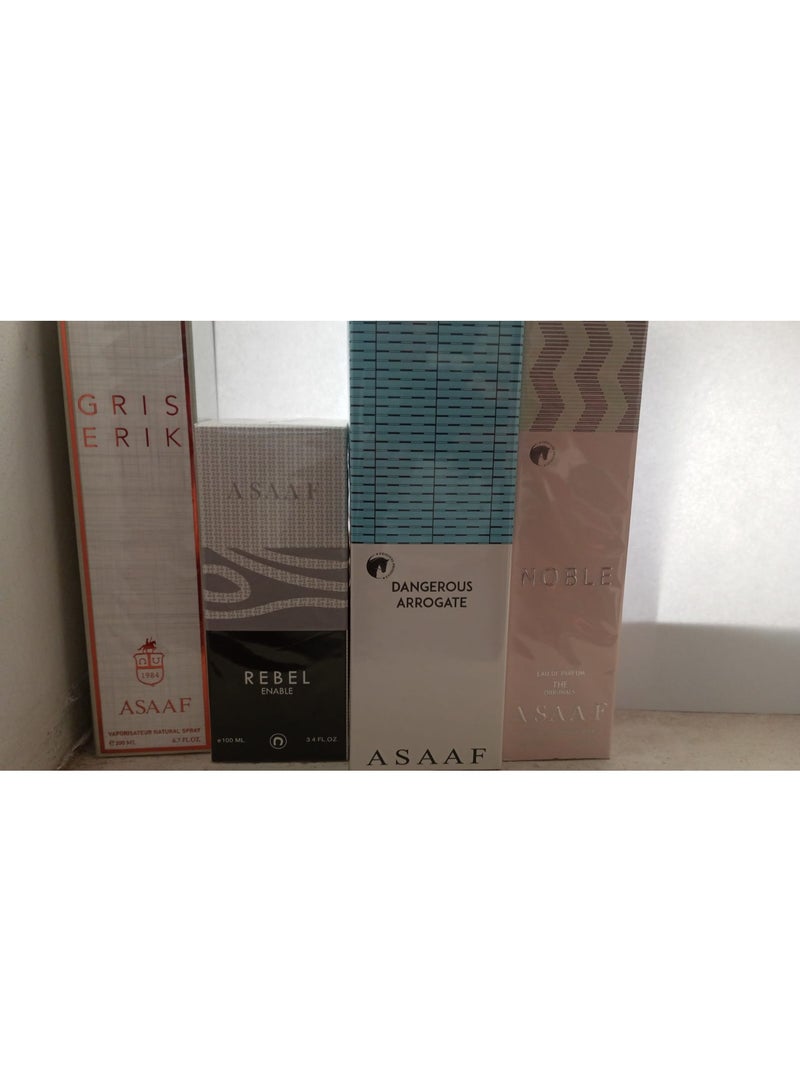 ASAAF A distinctive collection of Asaaf perfumes, 4 pieces - Image 1