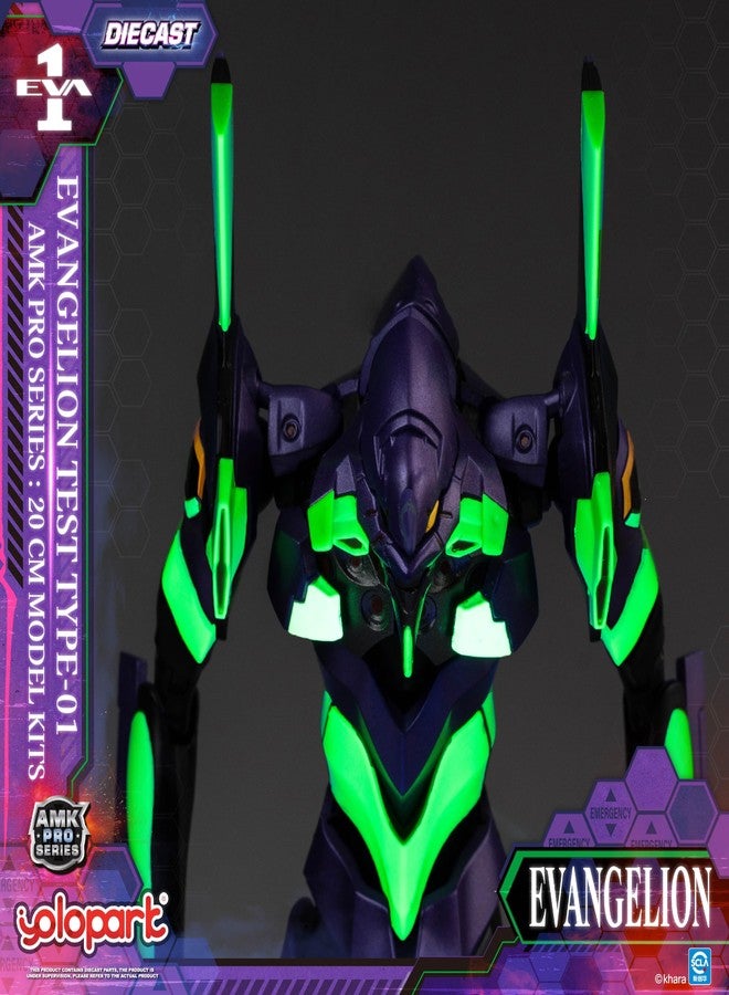 YOLOPARK EVANGELION Unit-01 Figure,AMK PRO Series 7.87 Inch Highly Articulated Multipurpose Humanoid Decisive Weapon Rebuild of Evangelion Model Kit - Image 3
