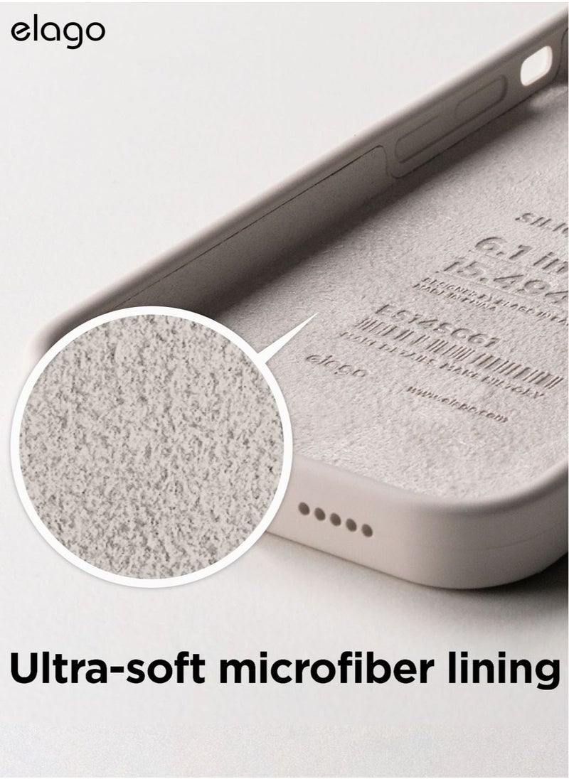 Elago - Silicone Case Cover for iPhone 14 Pro MAX - Stone - Image 1