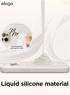 Elago Silicone Case Cover for iPhone 14 Pro MAX - Stone  - Image 4