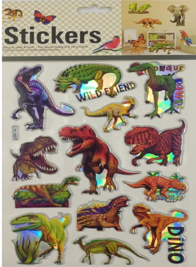 fullfills New Plastic Foam Sticker in Multi Shapes (Dionosaur-Fish) - Image 2
