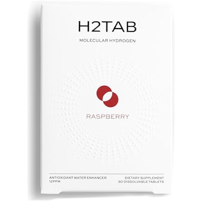 H2TAB Molecular H2TAB Hydrogen Water Tablets with Magnesium -12 PPM Hydrogen Tablets for Drinking Water -Rich in Antioxidants, Supports Cellular Health, Recovery & Cognitive Function (30 Counts, Raspberry) - Image 1