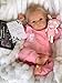 ROSHUAN Reborn Baby Dolls Realistic Blonde Girl 18 inch Real Looking Newborn Baby Dolls Silicone Full Body Squishy Lifelike Realistic Baby Girl Dolls Eyes Open for Kids Gifts - Image 4