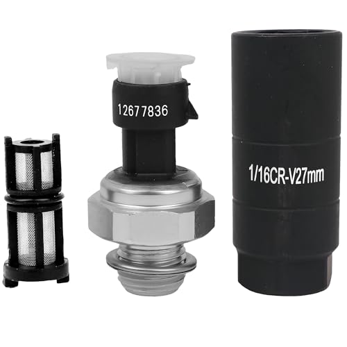 RICHWEI حساس ضغط الزيت 12573107 مع قابس لشيvrolet سيلفرادو 1500 2500 3500 تاهو سوبربان إمبالا أفالانش إكسبريس GMC سييرا يوكون كاديلاك إسكاليد CTS 2003 2004 2005 2006 2007 2008 5.3L 6.0L 6.2L - Image 1