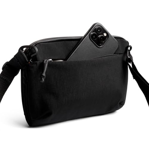 Bellroy Venture Travel Crossbody (black crossbody bag/travel bag with RFID protection and optimized for travel) - JetBlack - Image 5